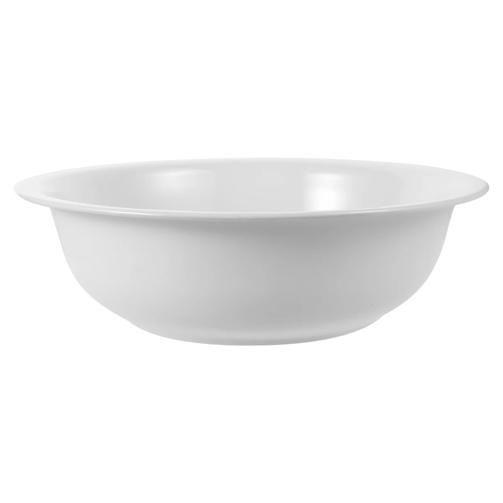 

Enamel Basin Vintage Kitchen Sink Pure White Sturdy Large Capacity Easy Clean Multipurpose Enamelware Bowl Vegetable Washing