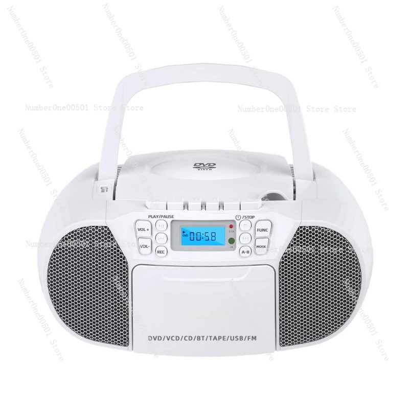 

519 Portable Tape DVD/CD Player Repeater Includes Bluetooth U disk disc