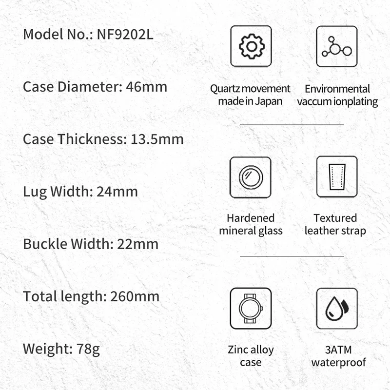 New Style NAVIFORCE Watch For Men 2025 New Original Leather Fashion Casual Sports Waterproof Quartz Wrist Watch Package Gifts