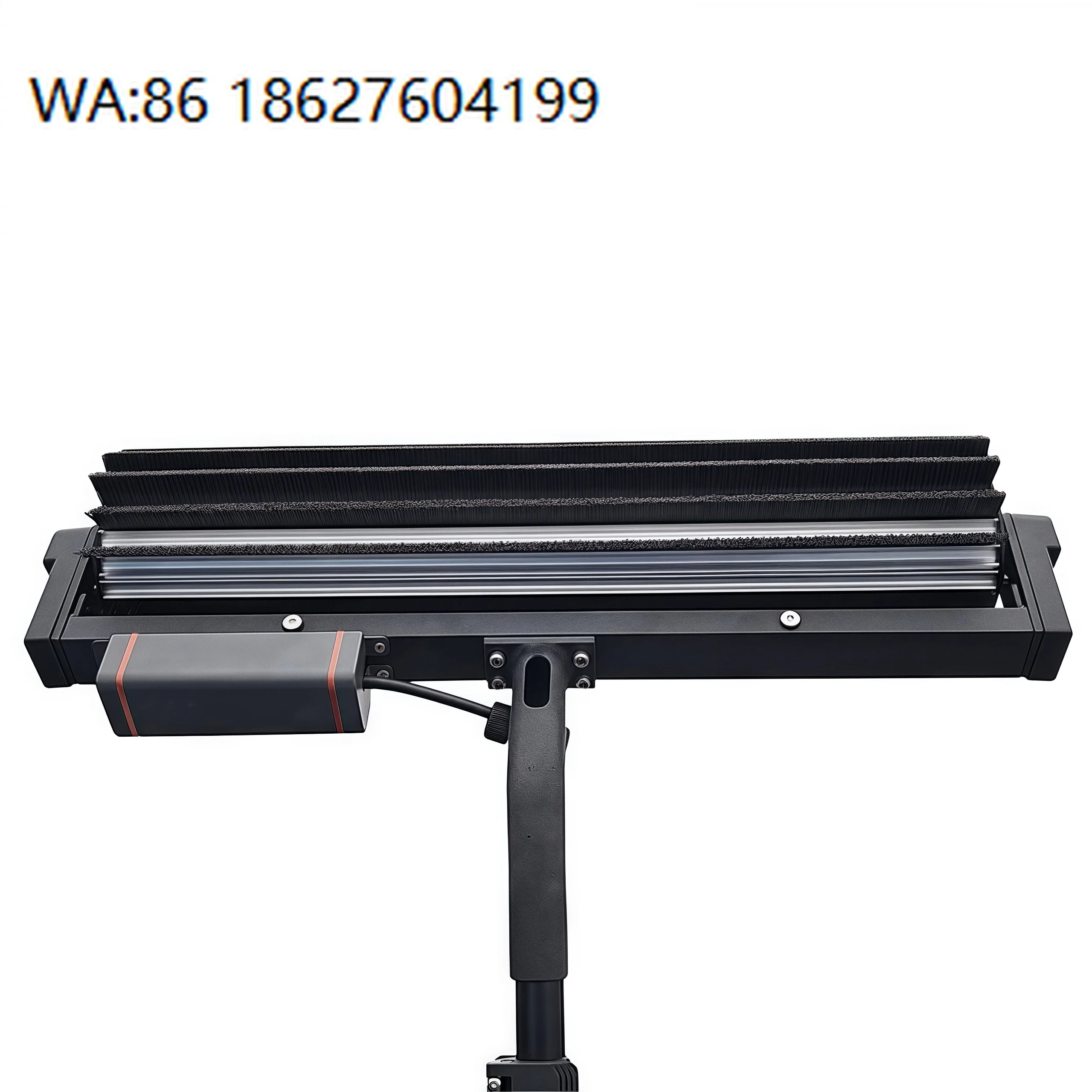 24V Lithium Nylon Roller Cleaner | Dry Wet Dual High Power Solar Brush For Bifacial PV Module  Solar Maintenance Equipment