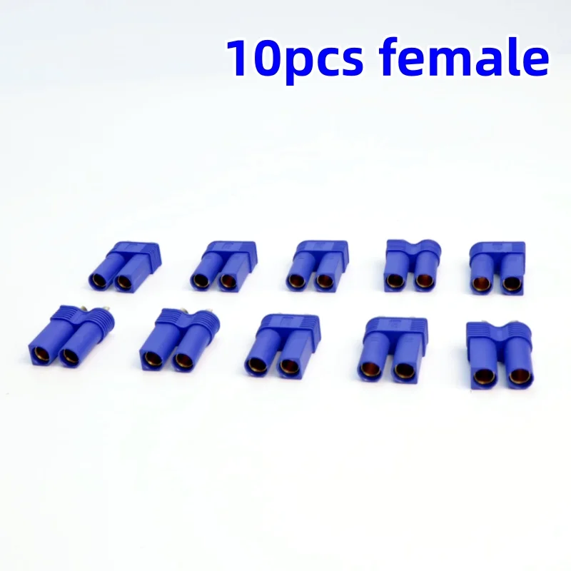 10/20PCS EC5 Stecker Kit Männlich Und Weiblich Vergoldet Bananen Stecker für RC Schaltung Männlich Weiblich kugel Teile