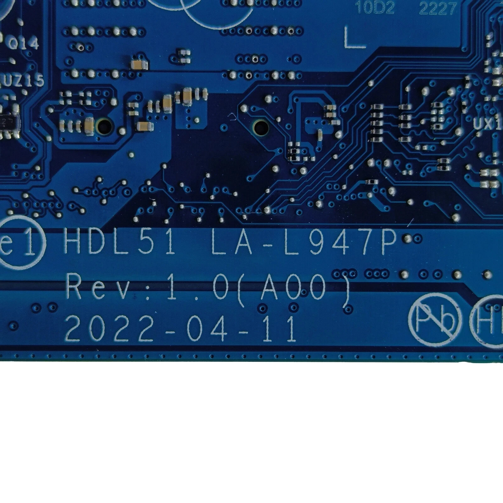 0F1FDY ل انسبايرون 15 3520 اللوحة الأم LA-L947P SRLFQ i5-1235U MX550 2GB