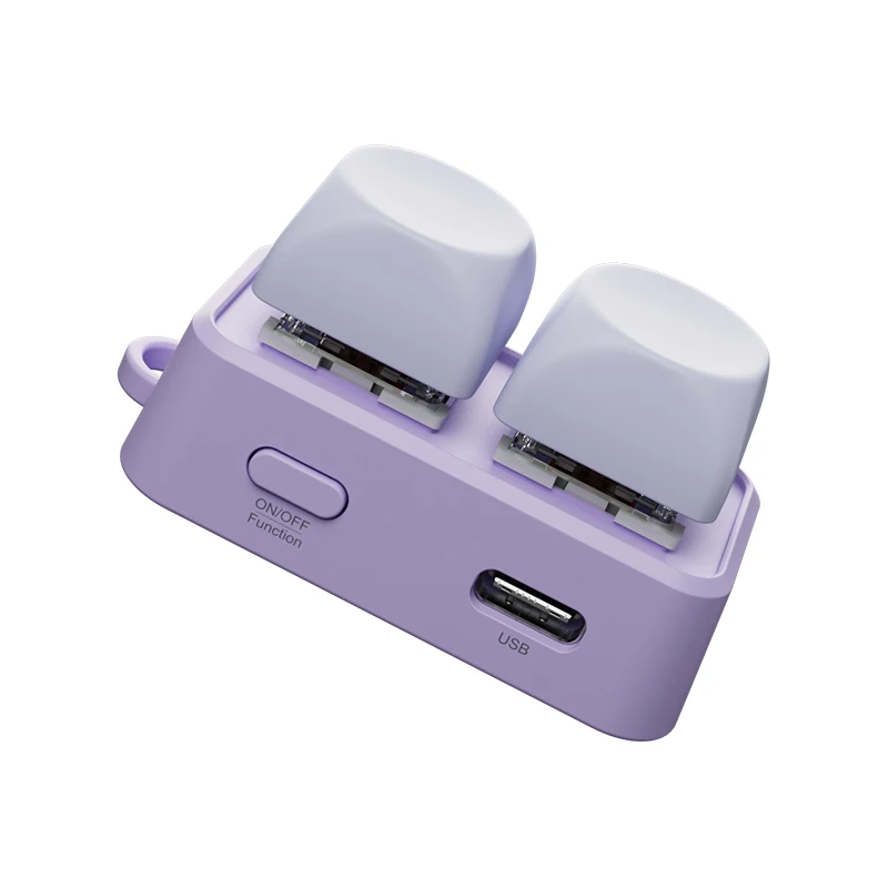 

HANLINYUE Free2 Mini Bluetooth Keyboard Page Flipper Supports Kobo Reader and Computer Page Flipper, Bluetooth Remote Control