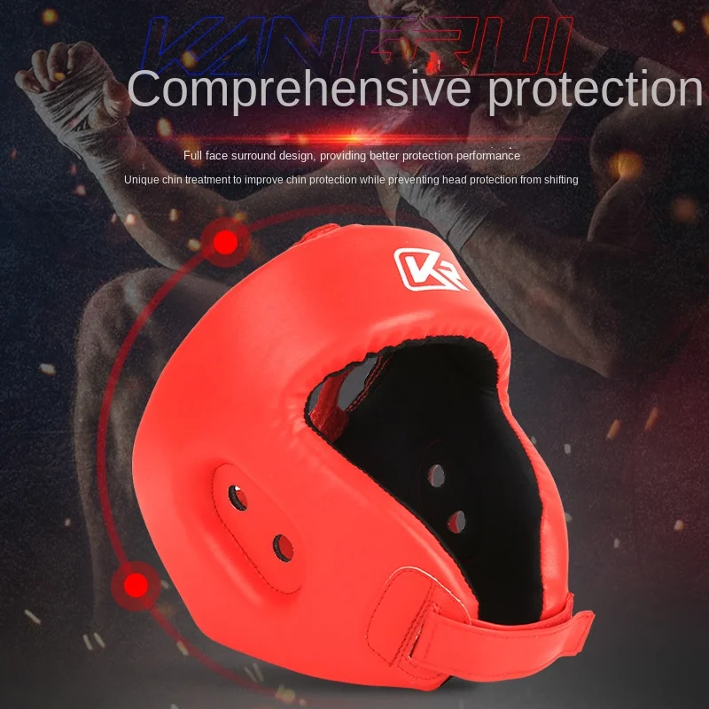

Sanda protective gear and head protection suitable for boxing and Sanda fighting training