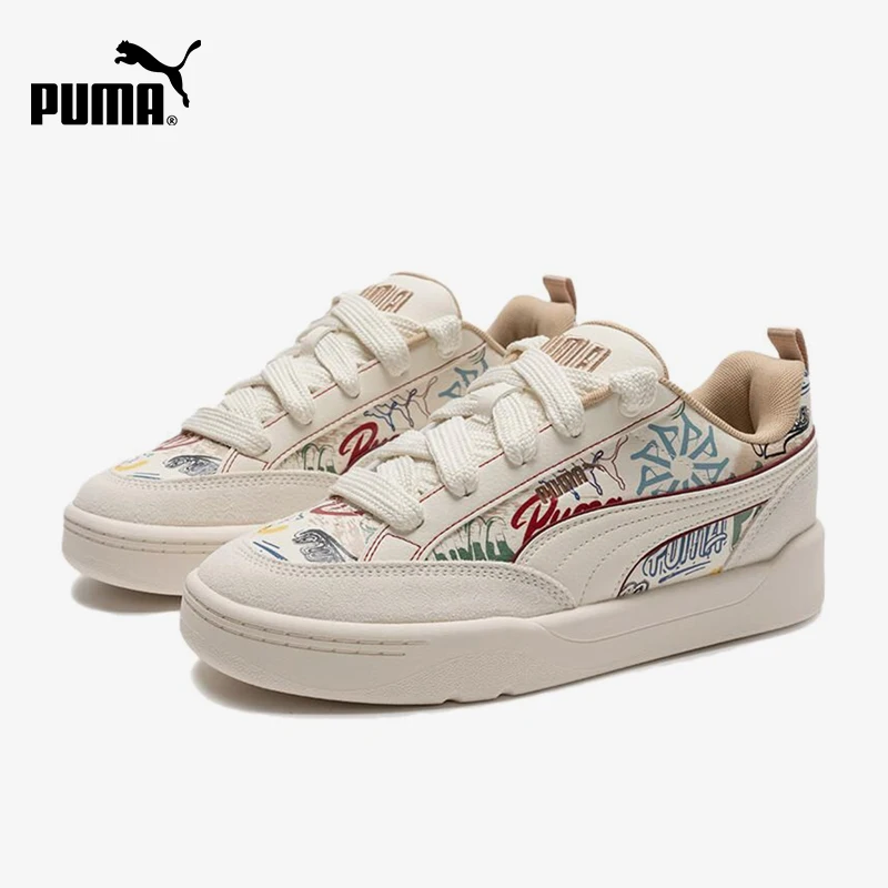 Puma genuine ParkLifestyleGrafiti new beige board shoes 405258-02
