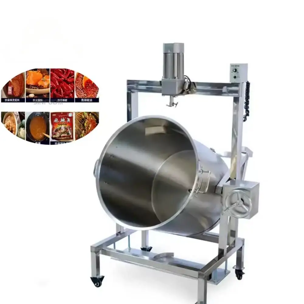 Pentola commerciale da 15 litri con rivestimento - Miscelatore per cucinare alimenti, macchina bollente per zuppe e porridge per ristorazione aziendale