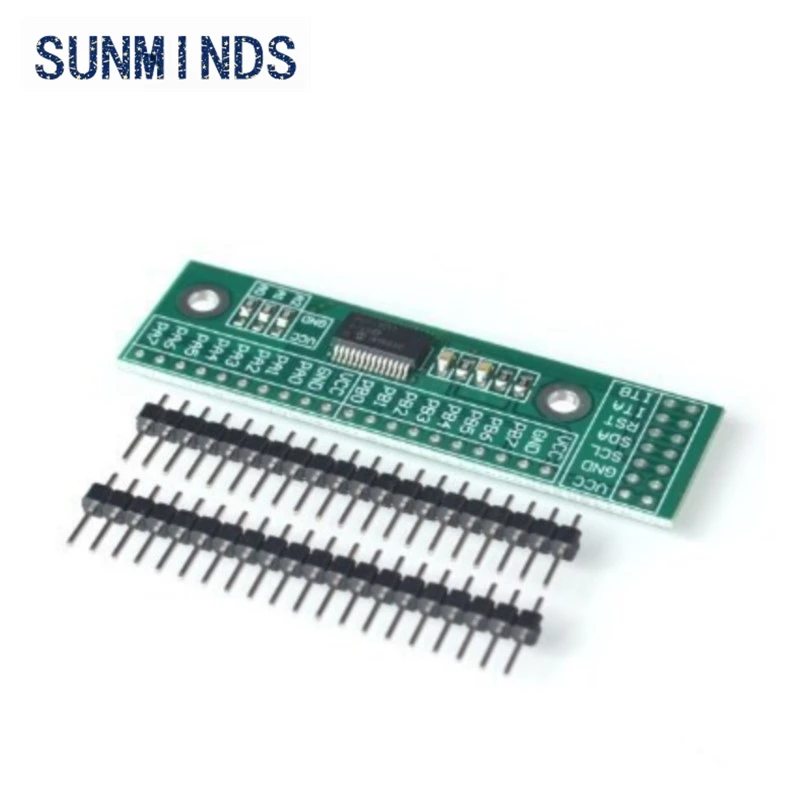 MCP23017 I2C Interface 16bit I/O Extension Module Pin Board IIC to GIPO Converter 25mA1 Drive Power Supply for Arduino and C51