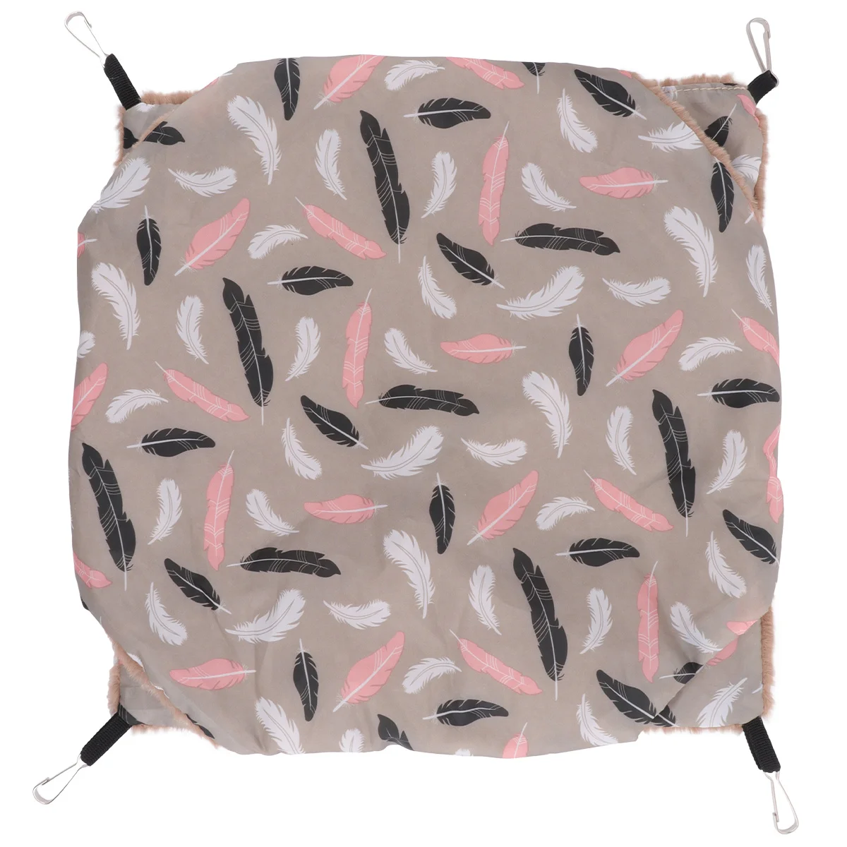 

Pink Pet Hammock for Hamsters Winter Warm Sleeping Nest Hanging Swing Bed with Hooks Small Animal Cozy Rest Spot Soft Material