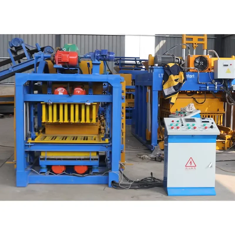 Wholesale Semi Automatic Concrete Hollow Block Making Machine QTJ4-28 Brick Machine Price