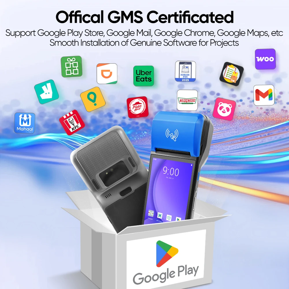 F1-99 المحمولة 4G أندرويد 14 Pos B28 LTE 5.5 بوصة Softpos إدارة مواقف السيارات المتنقلة التذاكر نظام Pos الطابعة