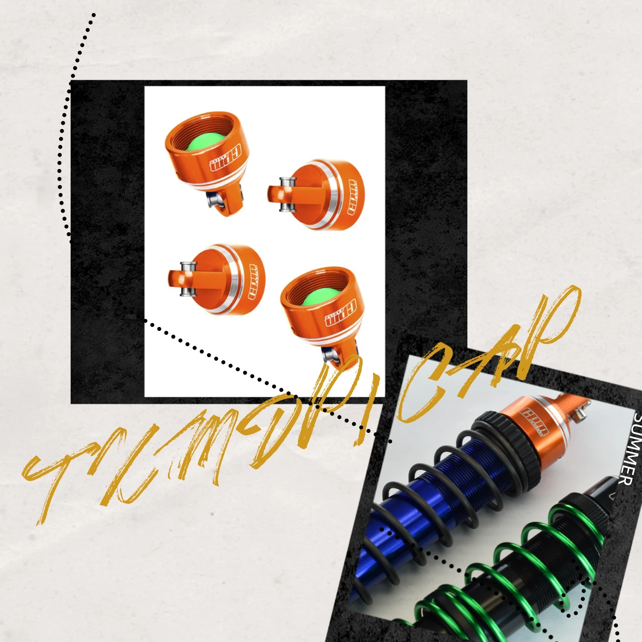 Aluminum 7075 Damper Top Cap For Gpm And Original Shock Absorbers For TRAXXAS 1/5 X-MAXX 6S/8S, 1/6 XRT