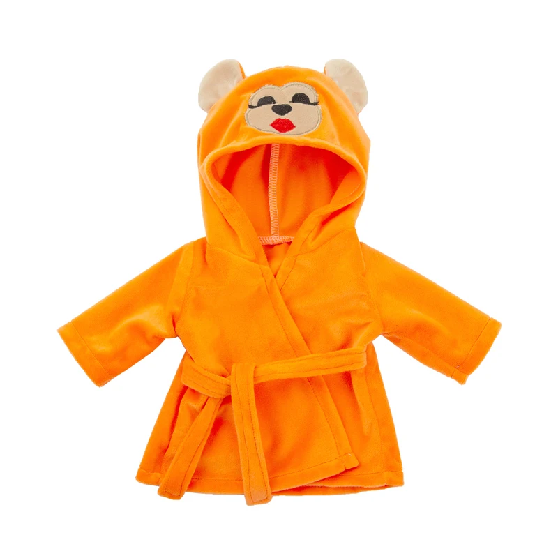 Puppe Kleidung Bademantel Set Pyjamas Für 18 Zoll/45 cm Amerikanische Puppe Mädchen Neue Reborn Baby Puppe Zubehör Schlaf tragen Geburtstag Geschenke