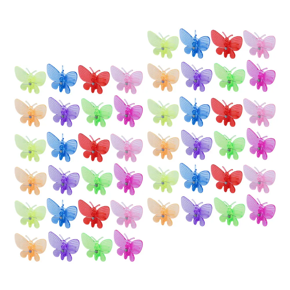 

80pcs Orchid Clips 35mm Clear Plant Holders for Garden Flowers Butterfly Vine Stems Support Reusable Weatherproof