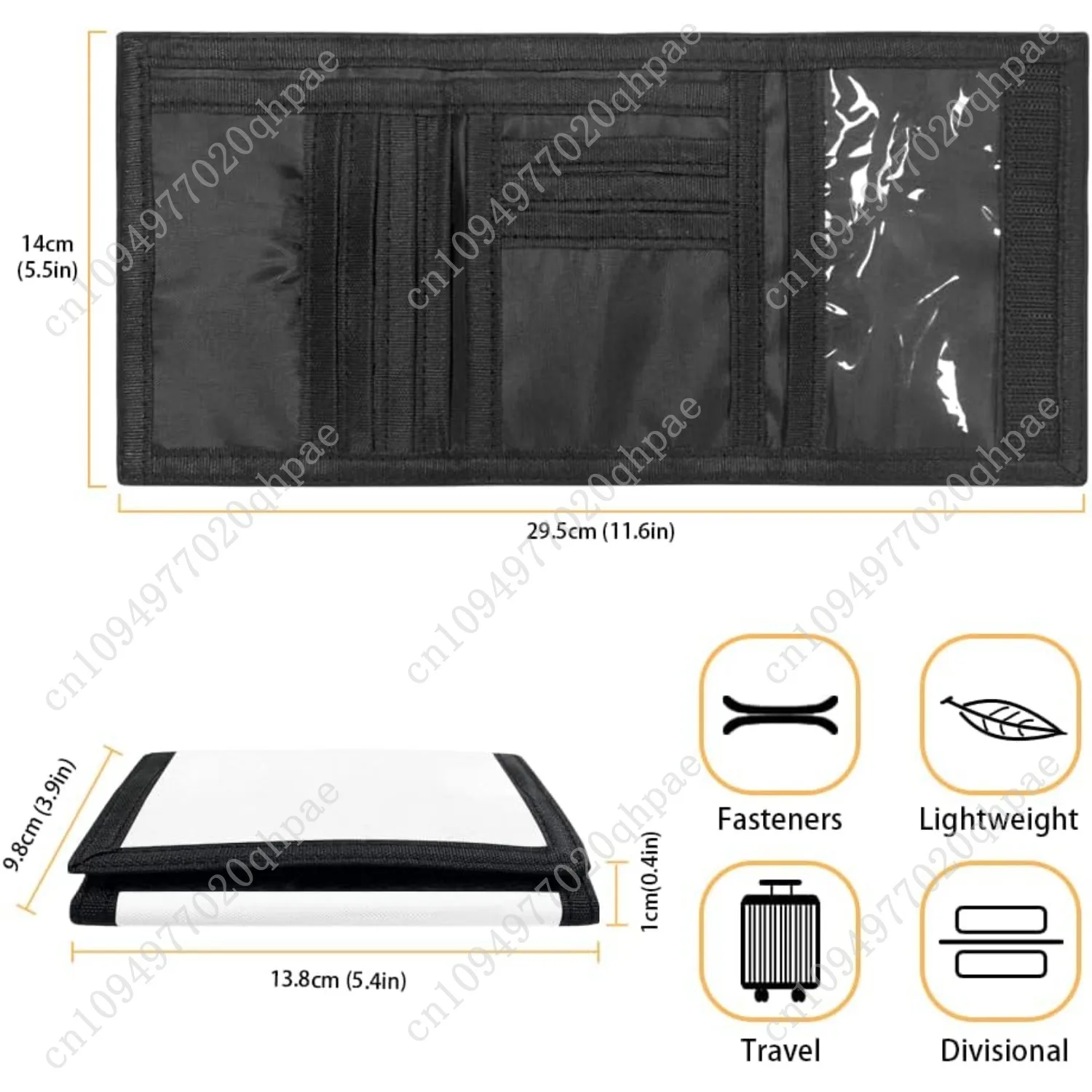 GIFTPUZZ محفظة بنمط كرة القدم للأولاد والبنات محفظة رياضية ثلاثية الطي مع جيب للعملات المعدنية محفظة مبتكرة لهدايا الأطفال