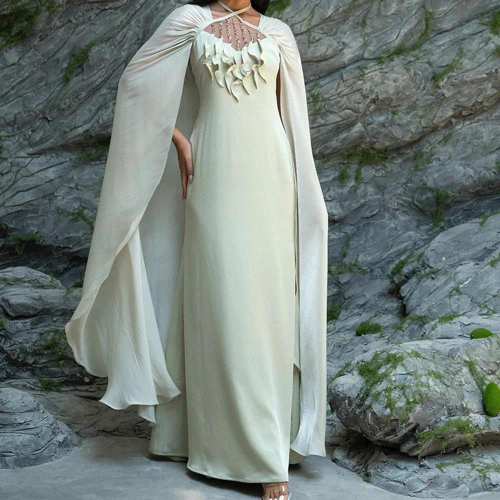 

Индивидуальные вечерние платья трапециевидной формы длиной до пола, платье для выпускного без рукавов на тонких бретельках, модное вечернее платье с рюшами и блестками