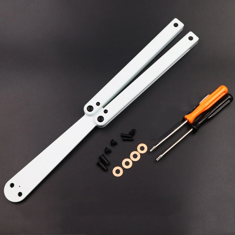 Imagem -04 - Xdyy-clone Squiddy Prática Faca Borboleta Plástico por Fazer a Barba Bolso Dobrável Edc Balisong Trainer