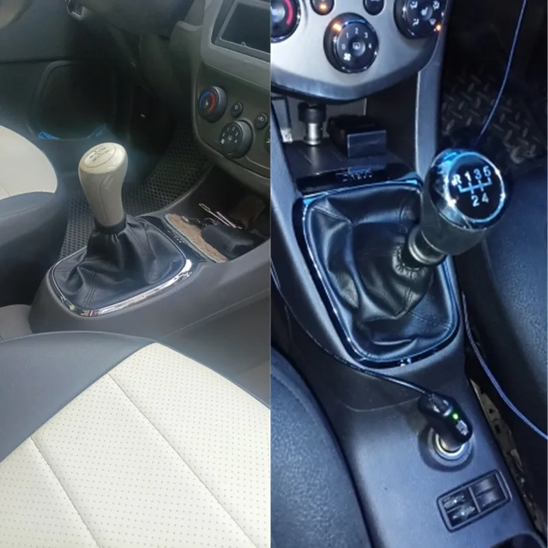 For Chevy Aveo Sonic T300 2011 2012 2013 2014 2015 Car Gear Shift Knob Lever Gaitor Boot Dustproof Cover Car Styling Accessories