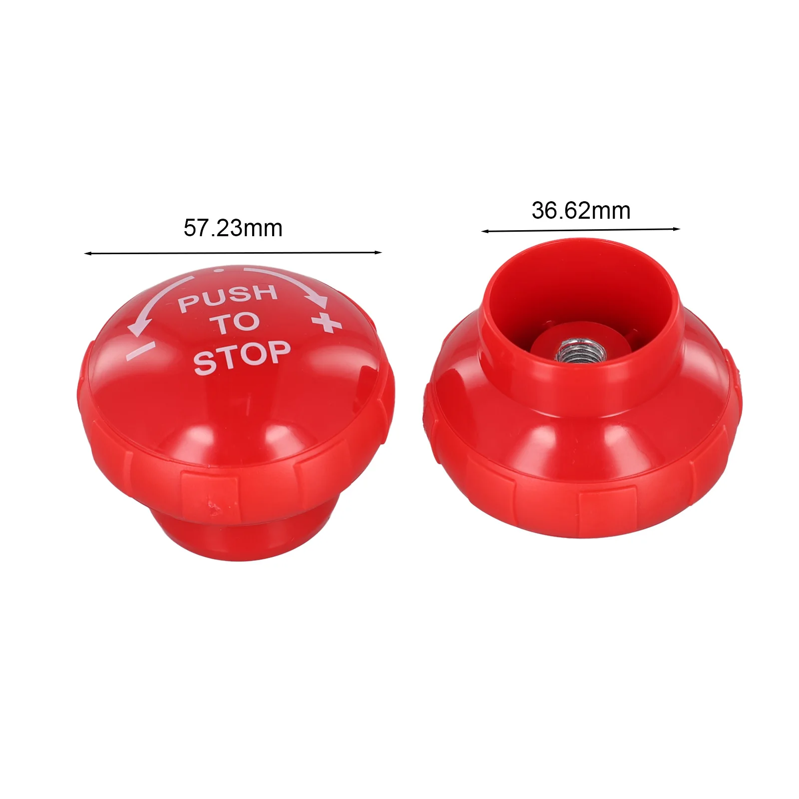 Anti-slip Knob Exercise Bike Knob Red Knob Screw Compatibility 8mm Lightweight Knob Diameter 57.2mm Functional Component