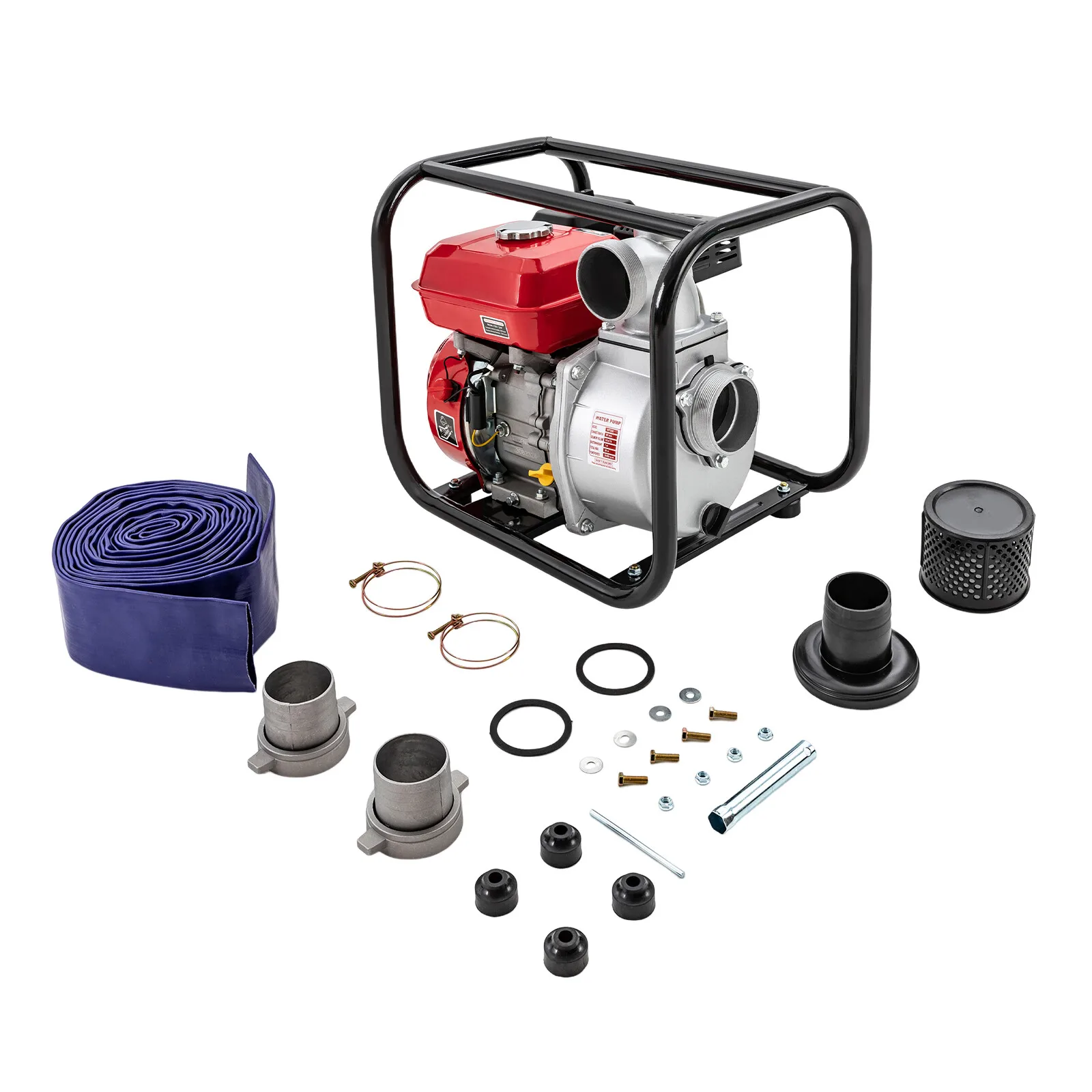مضخة مياه تعمل بالغاز بقوة 7.5 حصان (5.6 كيلو وات) - ري حديقة 3 بوصة، مضخة نقل، محرك بنزين 80 مم