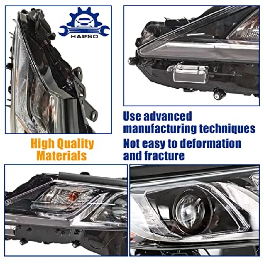 مجموعة المصابيح الأمامية تناسب 20182022 تويوتا كامري LE SE وHybrid LE SE مع برنامج تشغيل تكنولوجيا عين النسر HID