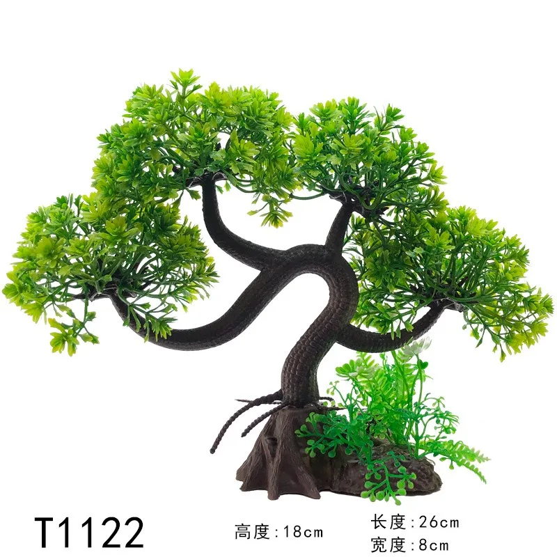 

10pcs Artificial Tree Fish Tank Aquarium for Home Decoration Fish Tank Decoration Plastic Fish Tank Plants