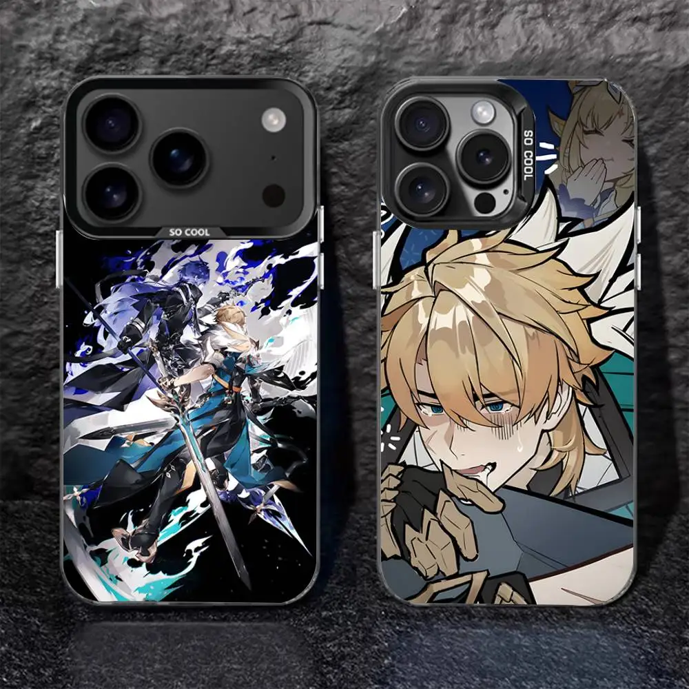 

Varka Flins Varflins Black Matte Shockproof CoverPhone Case For iPhone 17,16,15,14,13,12,11,Pro,Max,Plus