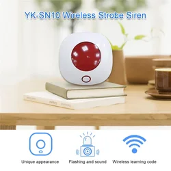 Smartrol 와이파이 안전 보호 사이렌 스트로브 라이트 센서, 홈 알람 보안 시스템, 110dB 사운드 라이트 알람, 투야 스마트 라이프