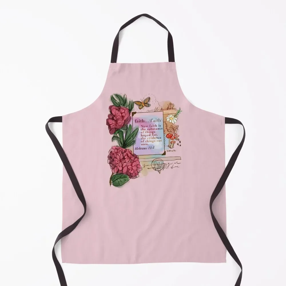 Meaning of Faith Apron Kitchen accessories Dress Customizable beauty master Apron