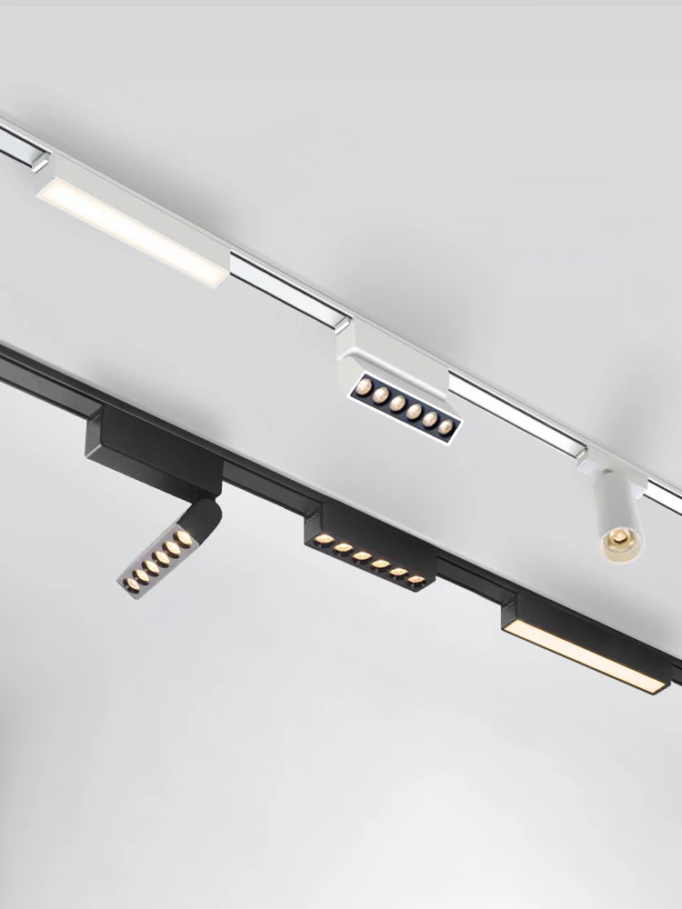 Seria ST1 Ultra cienka aluminiowa lampa magnetyczna 6 mm Nie wymaga komórek Wysoka twardość Nowoczesna, niezwykle prosta, elastyczna oprawa — 2