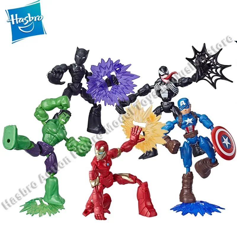 

Hasbro Marvel Hero Iron Man Venom Panther Hulk Action Figures Model Toy Collectible 3.75inch Movable Figure Model Toys Gift