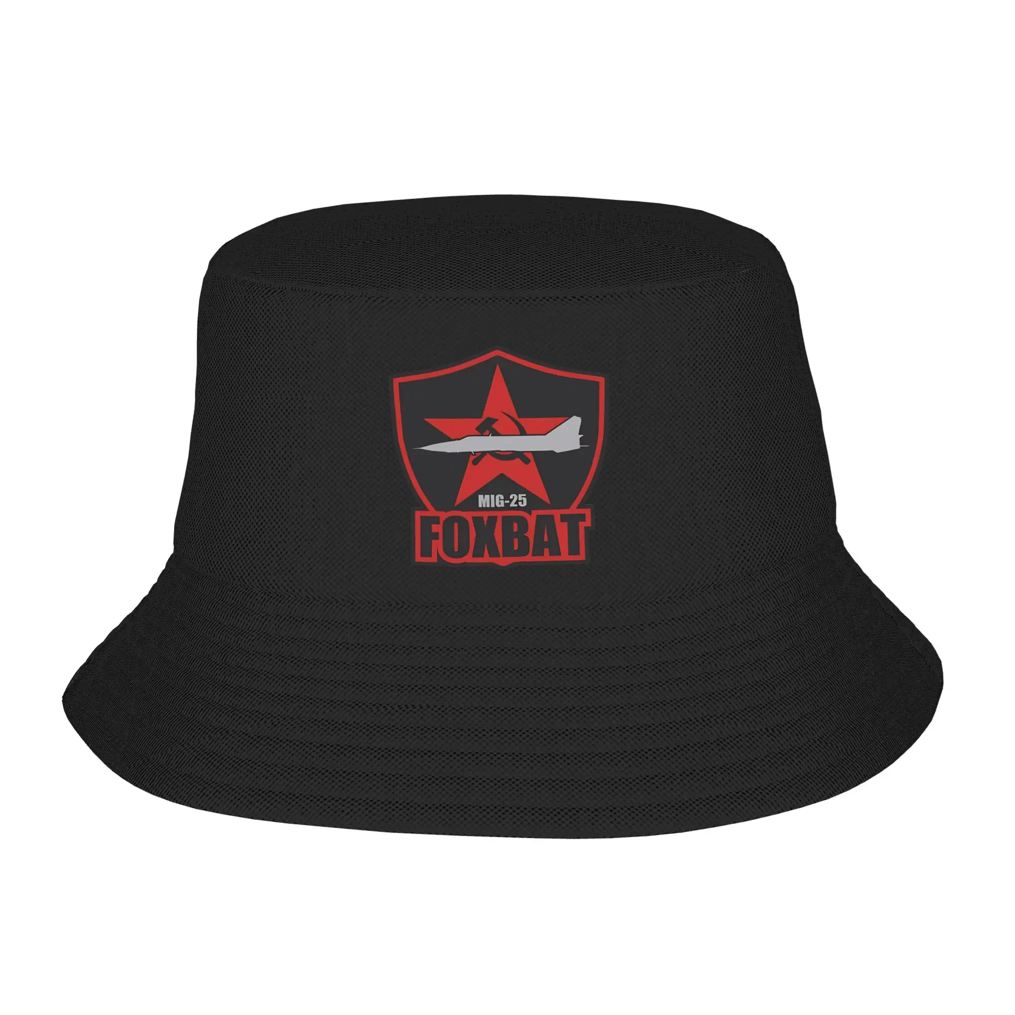 Style Mig-25 Foxbat Patch  Bucket Hats For Teen UV Protection  Fisherman Hat Cap Vocation Cap