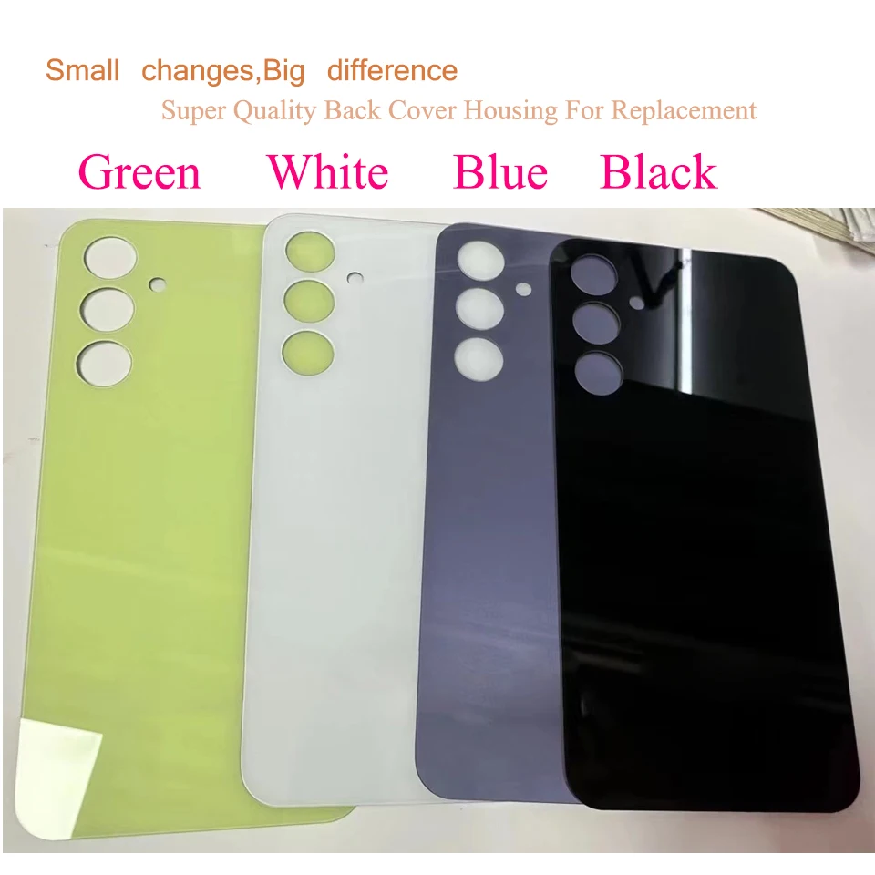 10Pcs/Lot For Samsung Galaxy A54 A546 Housing Back Cover Case Real Battery Door Chassis Housing Replacement