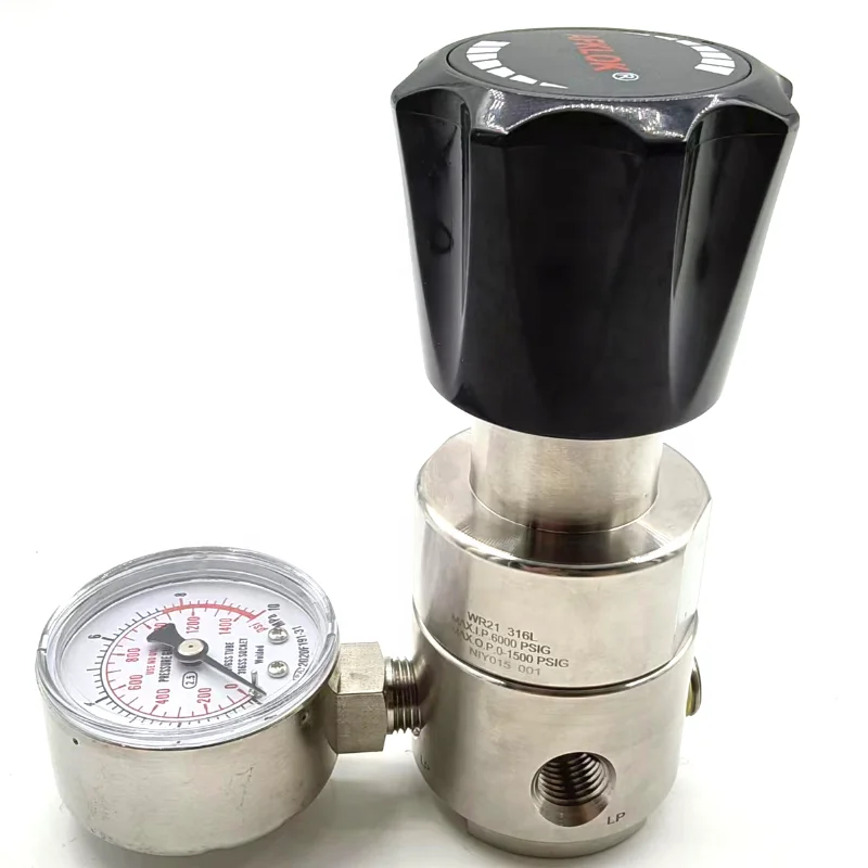 

Series High Pressure Piston Reducing Regulator for High Temperature Medium O2 Single stage piston sensing structure