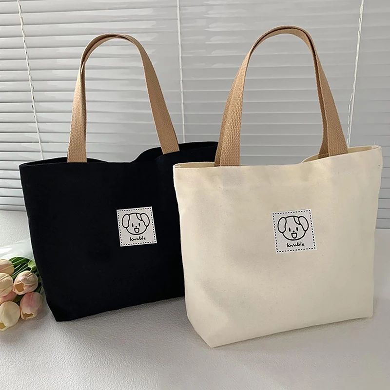 Bolsa de lona para mulheres, lancheira fofa, piquenique Food Bag, bolsa de viagem, nova moda