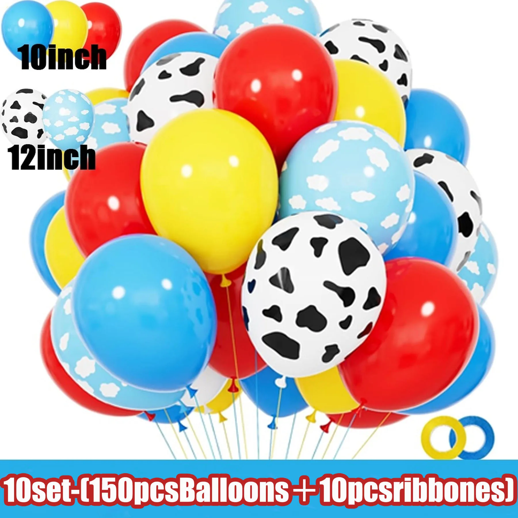 15-150 Stück Buntes Latex-Ballon-Set für Hochzeit, Geburtstag, Weihnachten, Heim- und Partydekoration – Detail 2