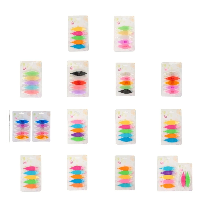 DIY Shuttle Craft Tool, Colorful Plastic Tatting Shuttles Weaving Tools