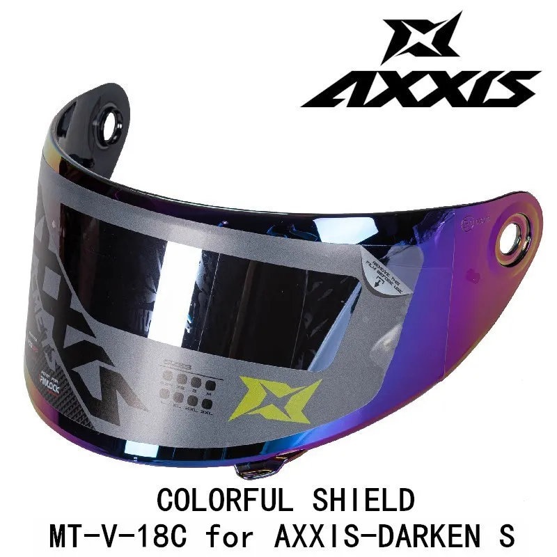 Original MT-V-18C Shield Moto Helmet Visor for DARKEN S AXXIS Helmet Accessories