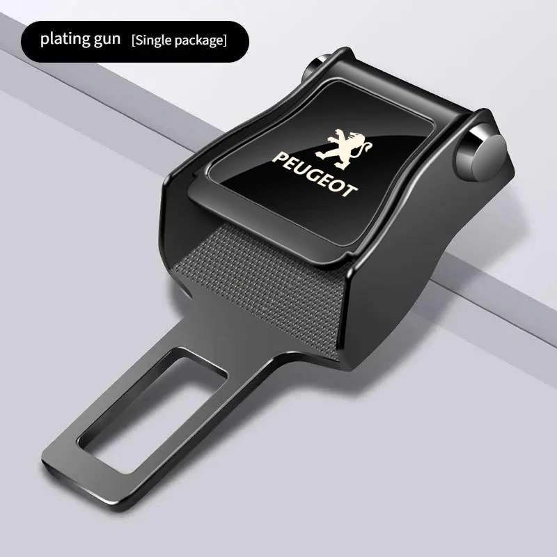 Peugeot Car Safety Parts Alloy Seatbelt Buckle Extender Seat Belt Extension Fastener For 105 106 207 3008 5008