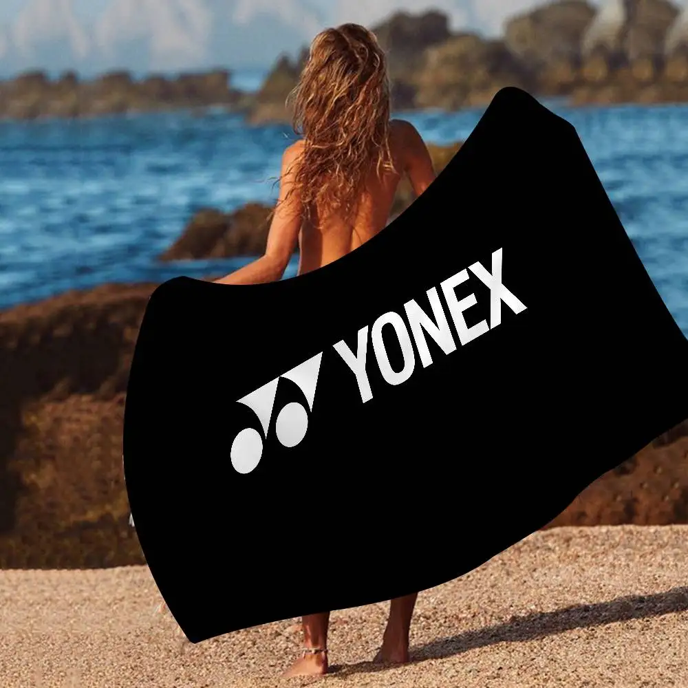 Toalla de natación de playa de Anime Y-Yonex de bádminton a la moda, toallita absorbente suave, regalos para niños, viajes, Camping, gimnasio