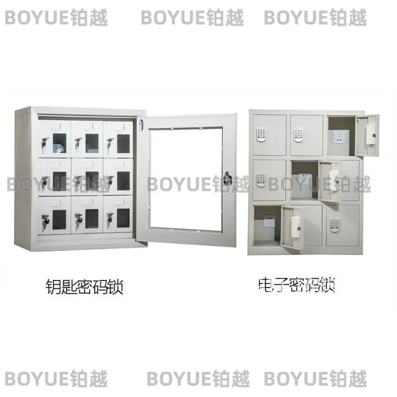 Smart Phone Charging Station Locker with USB Ports Electronic Password Security Storage Cabinet for Mobile Devices