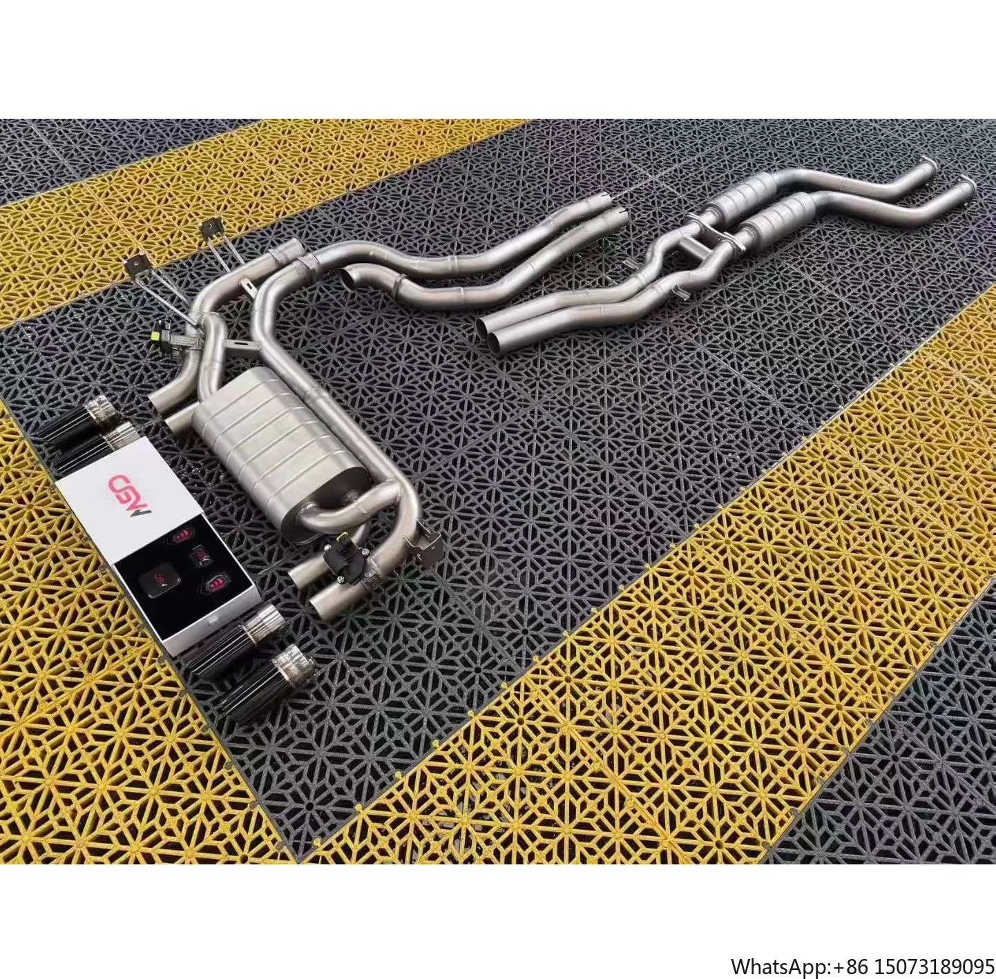 CGW Agessive Sound Stainless Steel Catback Exhaust With Quad Tips for E46 M3