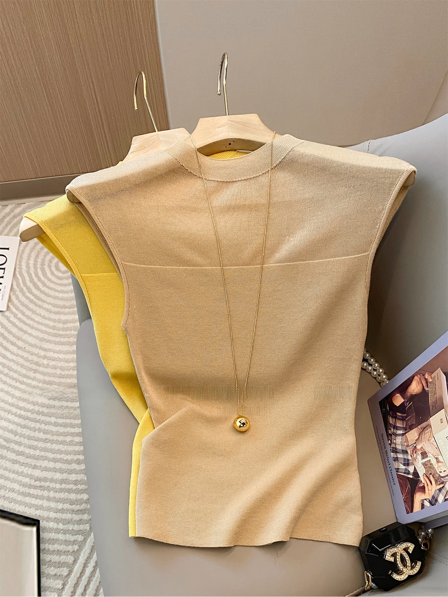 

Женская летняя футболка в стиле ретро Sle Me Splice Ne Svel, новый утягивающий топ, цветная трикотажная одежда