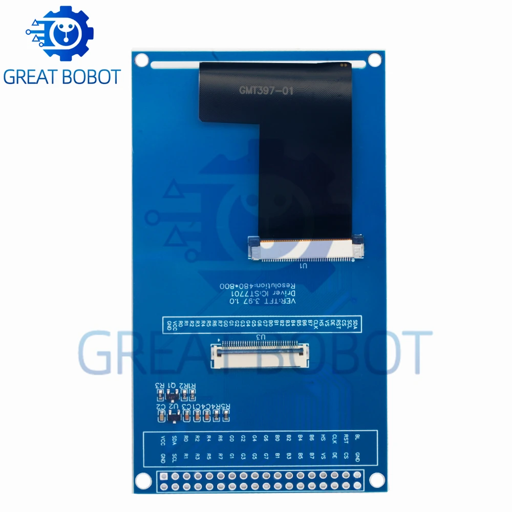 3.97 Inch TFT LCD Display Module ST7701 Driver 480*800 RGB Interface Color Screen Compatible with for Arduino