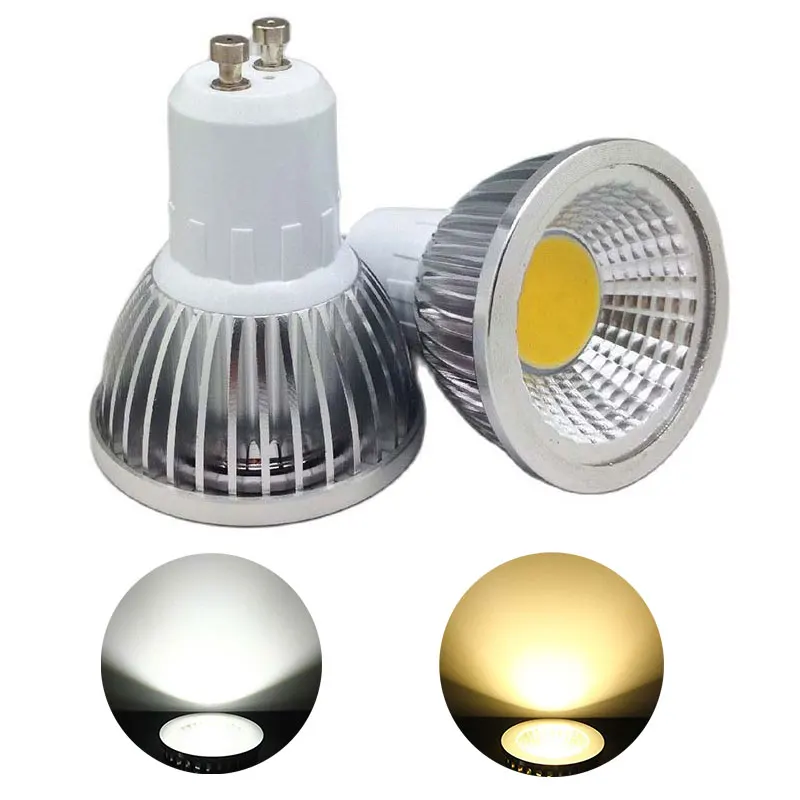 

GU10 Bulb Embedded Light Super Bright AC86-265V With Driver COB LED Spotlight Decoration Ambient Light GU10 Spotlamp