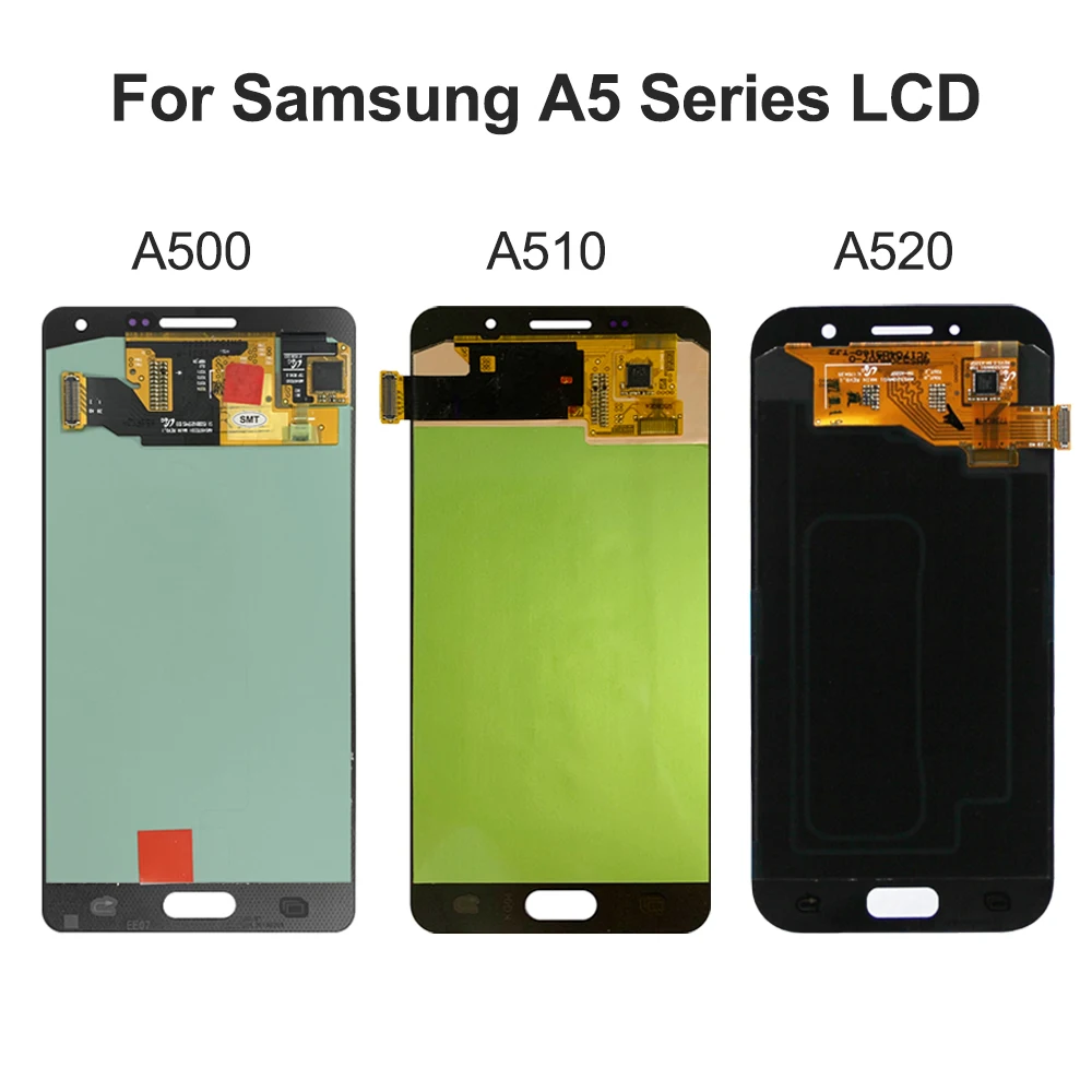 5.0''A5 2015 2016 2017 5.2''For Samsung For A500 A510 A520 LCD Display Touch Screen Digitizer Assembly Replacement