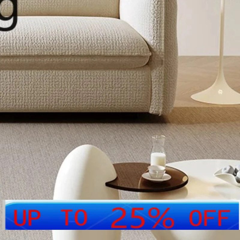 

LMM high-end cream style leather sofa bed folding dual-purpose integrated multi-functional sofa bed