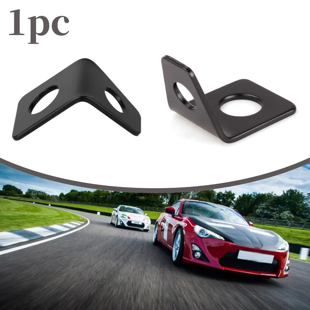 

1Pc Car Interior Accessories Car Seat Belt Mounting Holder Iron 90° Angled Black L-shaped Modification Reinforced Bracket Kit