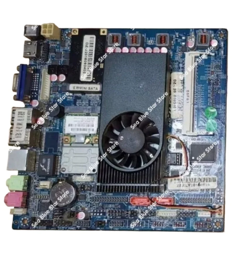 Advertising Machine Main Board ITX-1037T-2C 2U2C 1037U Industrial Board  Download Machine, Second-hand Disassembly Main Board