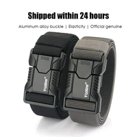 VATLTY New Tactical Outdoor Belt for Men and Women Aluminum Alloy Buckle Quick Release Elastic Belt Casual Belt Jeans Waistband - Image 2