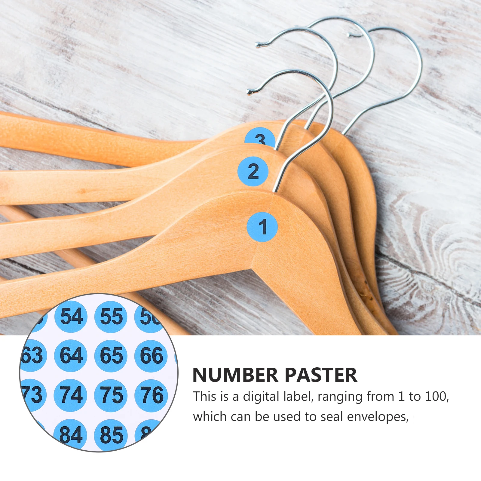 

Self-adhesive Label Round Number Stickers Labels Circle Paster Spot Consecutive